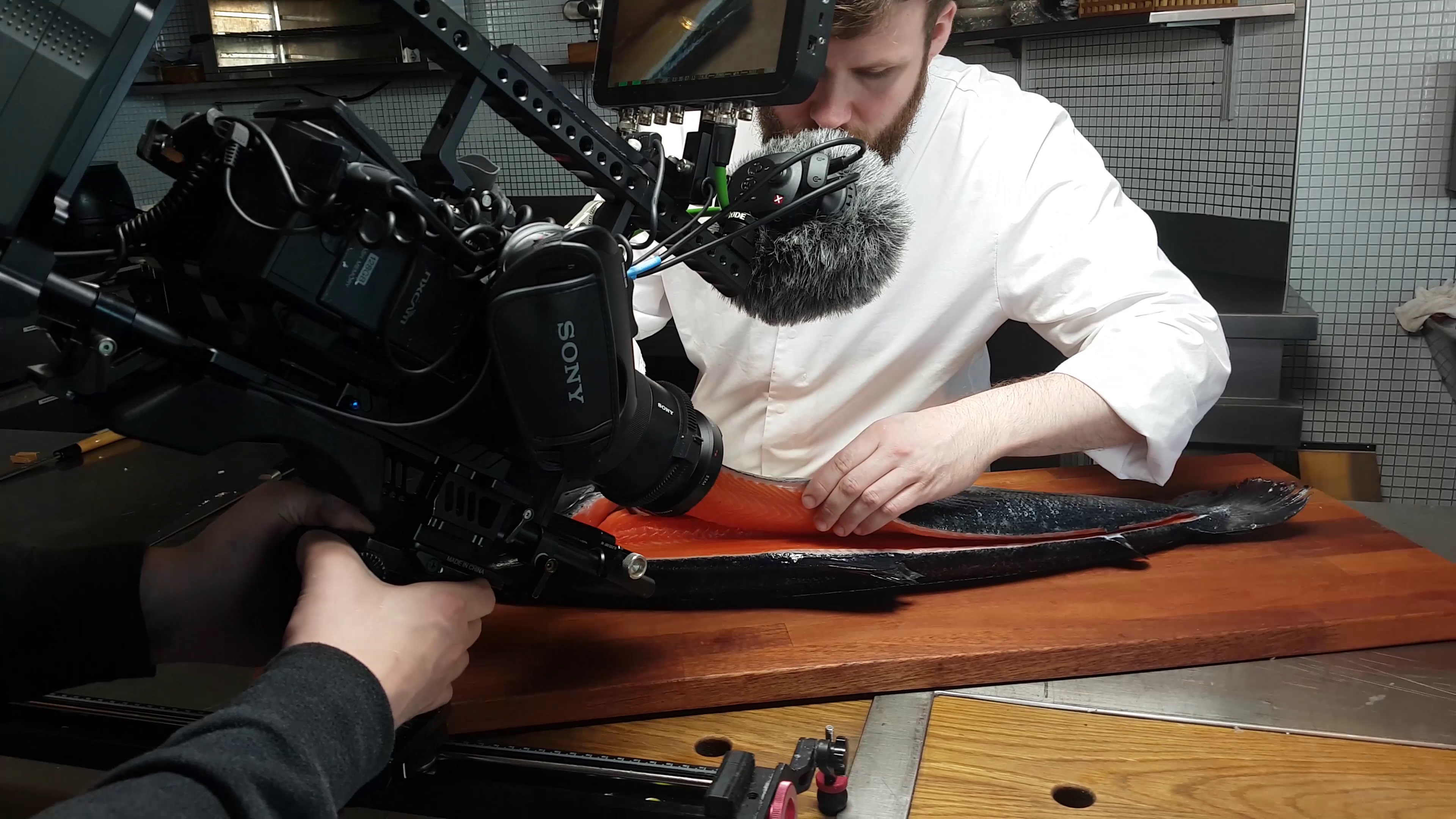 Chef Jákup Sumberg doing some fishy business!